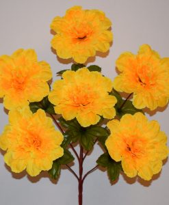 Искусственные цветы-Жоржина кольорова 6-ка R-1784