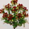 Искусственный цветок-Ягода калина красная 10-ка не прес R-1595