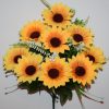 Искусственные цветы-Подсолнух 9-ка не прес R-1397