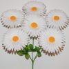 Искусственные цветы-Ромашка белая 6-ка R-1427