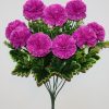 Искусственные цветы-Гвоздика с пластмаской 9-ка R-1562