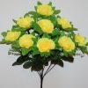 Искусственные цветы —Роза камелия 9-ка R-1587
