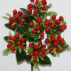 Искусственные цветы-Ягода калина красная 7-ка не прес R-1671