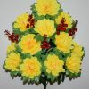 Искусственные цветы-Ананас атлас с ягодой калины 18-ка не прес R-1704