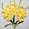 Искусственные цветы-Нарцис цветной 5 веток не прес R-1724