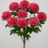 Искусственные цветы-Гвоздика большая 9-ка R-1399