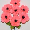 Искусственные цветы-Мачок цветной 7-ка R-1501