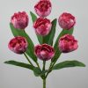 Штучні квіти-Тюльпан люкс рифлений новий 7-ка не прес R-1996