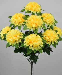 Штучні квіти-Калинка кольорова на листі 9-ка R-2042
